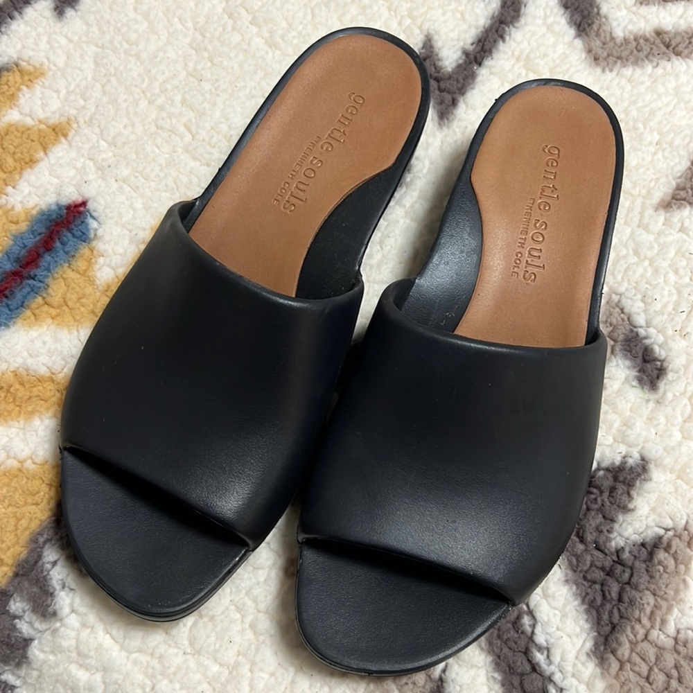 Gentle Souls by Kenneth Cole Women's Gisele Wedge Slide Sandals Size 11 NWT